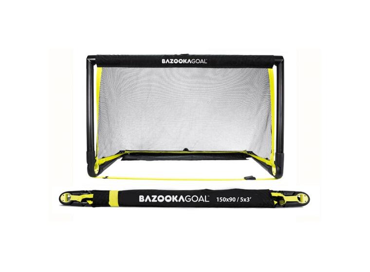 BazookaGoal XL | 150X90 cm |  2 stk 3v3 Fotballmål - Sammenleggbart minimål 