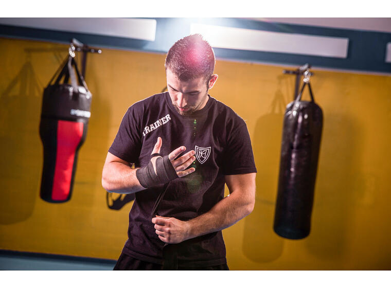 Boksesett Sport-Thieme Flex Stående Boksesekk| Boksehansker 10oz | Bandasje 