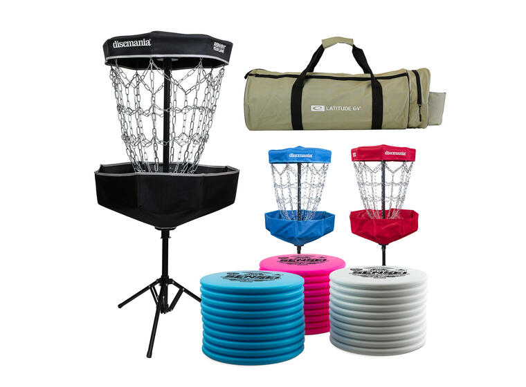 Discmania Frisbeegolf skolesett 30 golfdiscer puttere | 3 kurver | 1 bag 