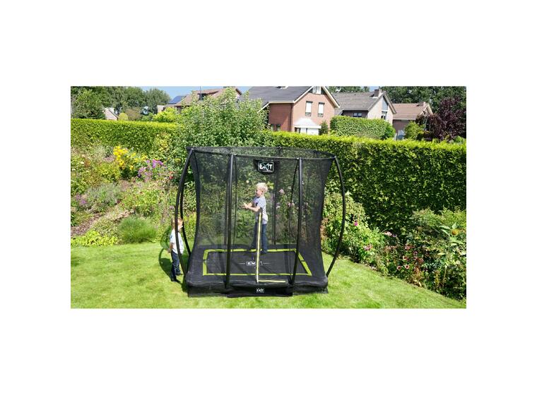 EXIT Silhouette bakketrampoline 153 x 214 cm | Svart | Sikkerhetsnett 