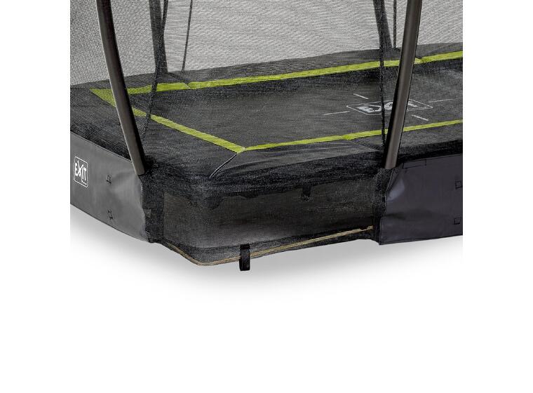 EXIT Silhouette bakketrampoline 153 x 214 cm | Svart | Sikkerhetsnett 