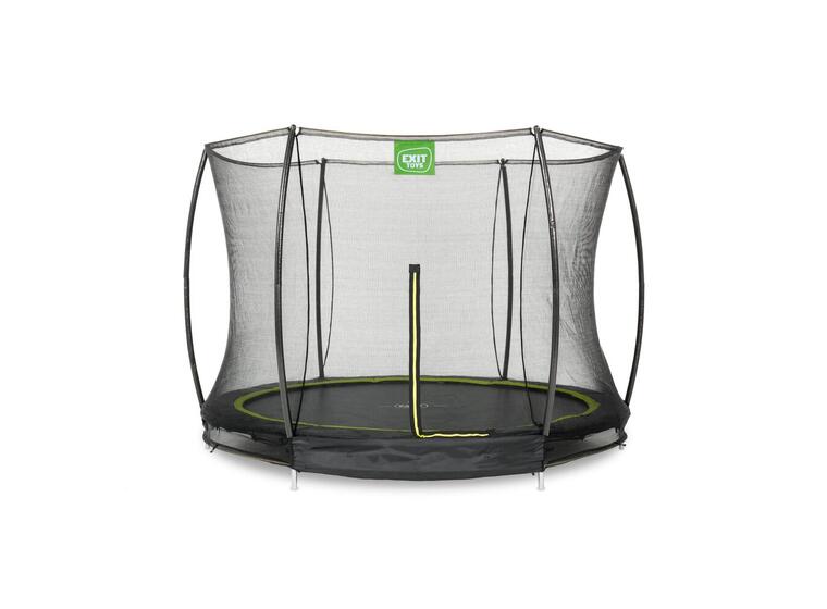 EXIT Silhouette bakketrampoline 244 cm | Svart | Inkl. sikkerhetsnett 