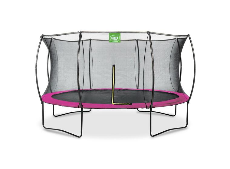 EXIT Silhouette trampoline 427 cm | Sikkerhetsnett |  Rosa 