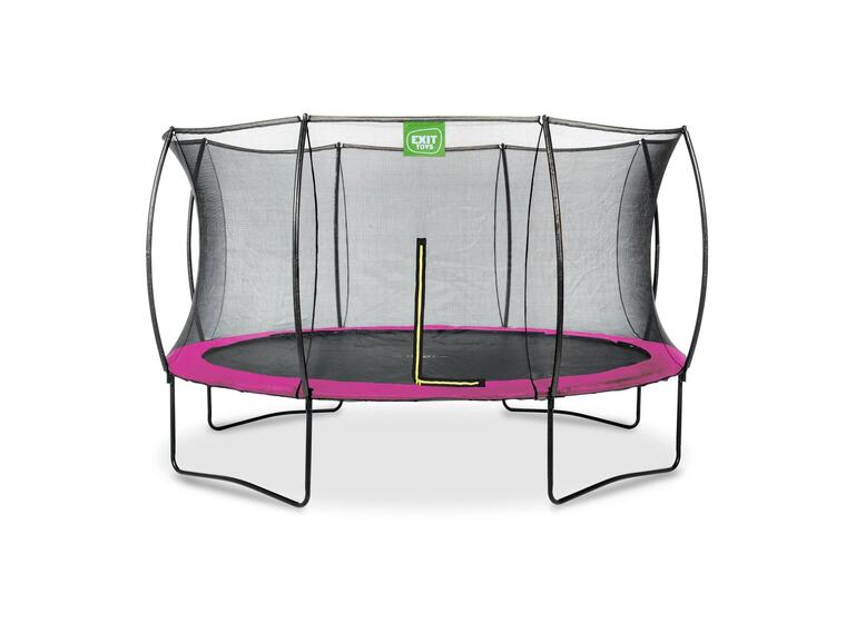 EXIT Silhouette trampoline 427 cm | Sikkerhetsnett |  Rosa 