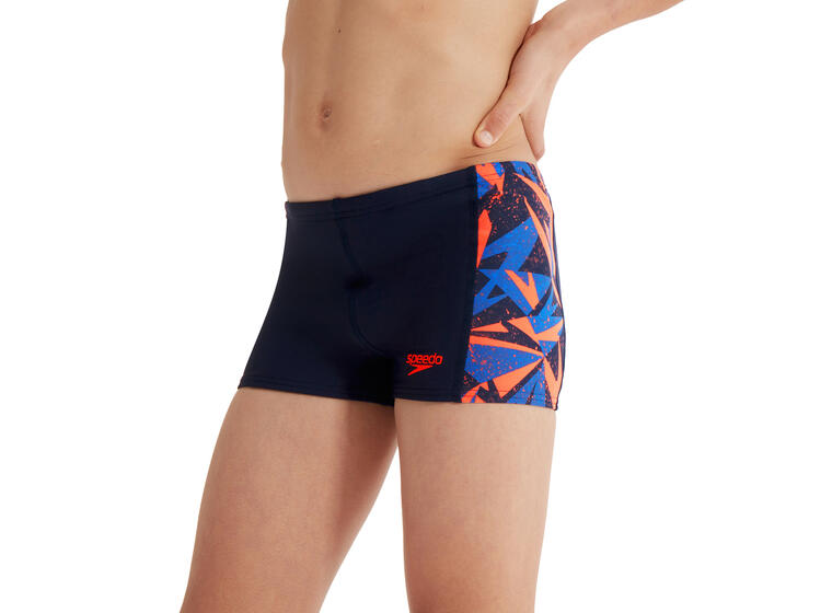 Hyperboom Aquashort Badebukse jr 164 Speedo | Marine/Oransje | Endurance10 