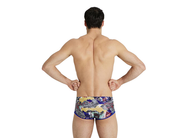 Icons Swim Short Badebukse 38 Arena | Flerfarget | ECO MaxFit 