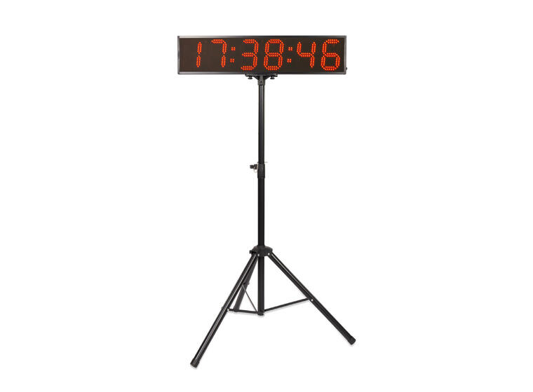 Klokke og Timer LED ata for utendørsbruk Inkludert koffert, stativ og batteri 
