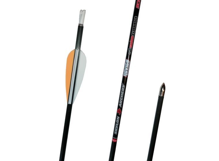 Pil Skylon Novice m/vanes i karbon Karbonpil til bueskyting 