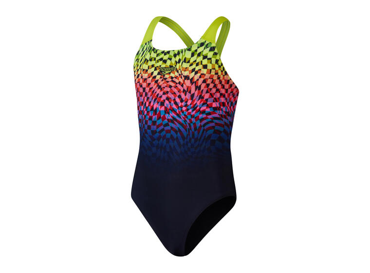 Placement Powerback Badedrakt jr 164 Speedo | Svart | ECO Endurance+ 