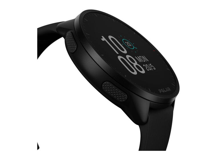 Pulsklokke Polar Pacer Night Black Løpeklokke | Strl S-L 