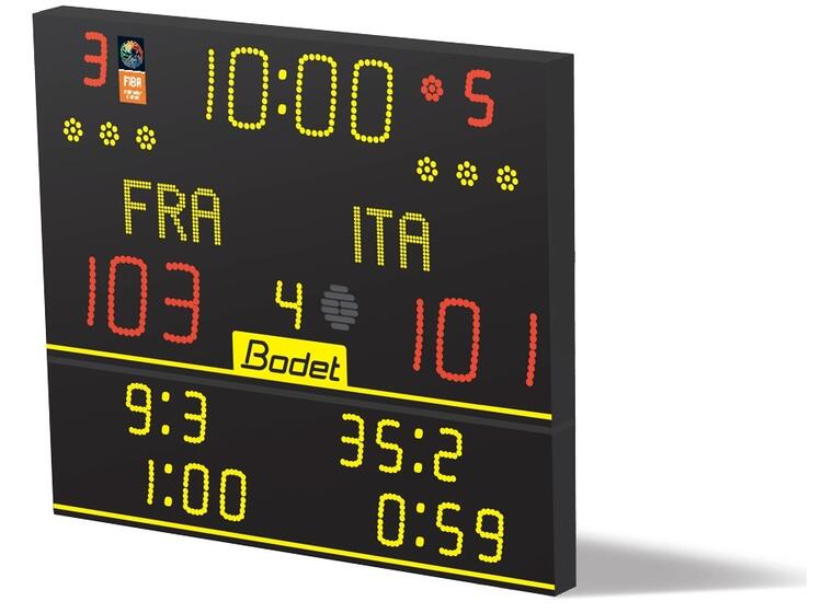 Resultattavle Bodet 8T220 Med lagnavn Alpha | Inkl. Scorepad 