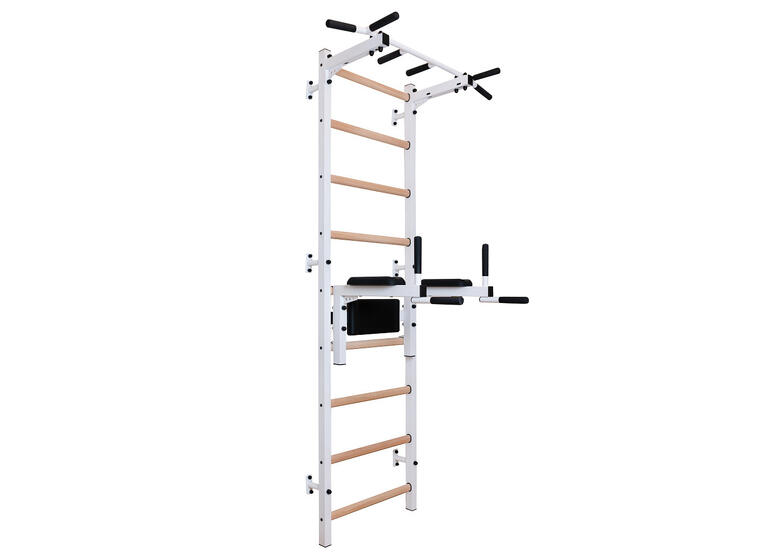 Ribbevegg BenchK 312W Hvit Fastmontert pull-up | dip bar 
