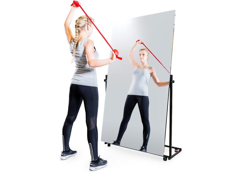 Seco Sign foliespeil med hjul 100 x 175 cm | Horisontalt vippbart 