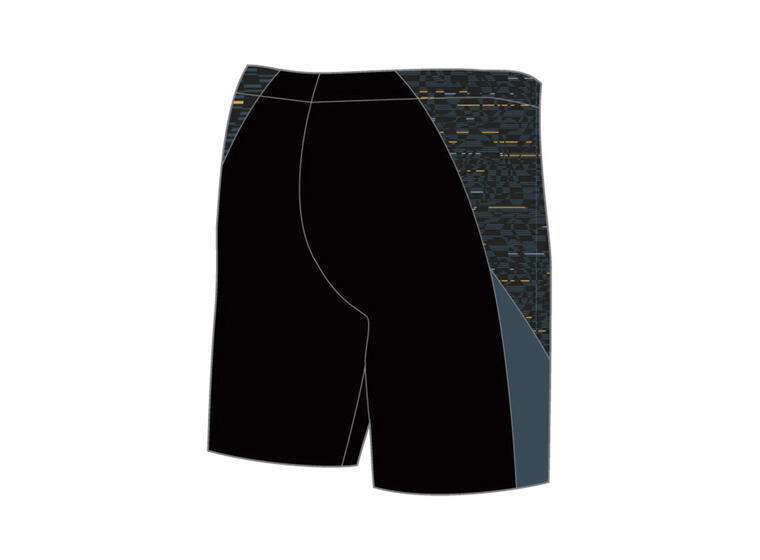 Splice Mid Jammer Badebukse 30 Speedo | Svart/Teal | ECO Endurance+ MAX 
