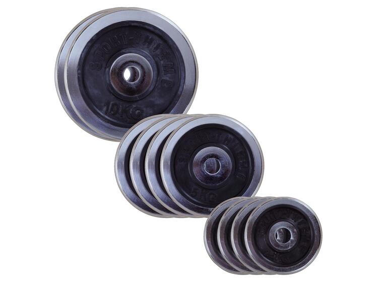 Vektpakke Krom 50 kg | 30mm 4x2,5kg | 4x5kg | 2x10 kg 