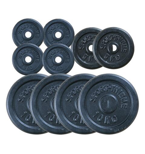 Vektpakke St&#248;pejern 60 kg | 30mm 4x 10 kg | 2x 5 kg | 4x 2,5 kg