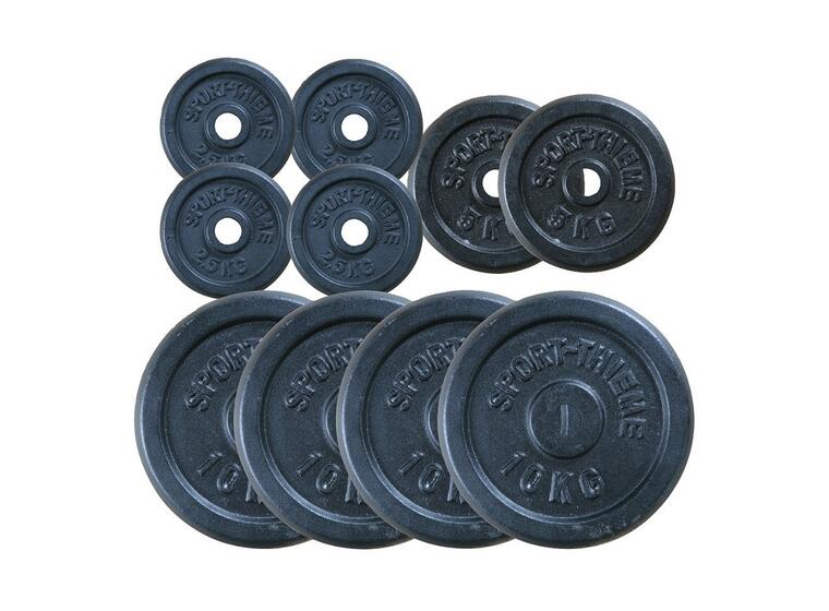 Vektpakke Støpejern 60 kg | 30mm 4x 10 kg | 2x 5 kg | 4x 2,5 kg 