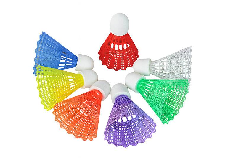 Badmintonballer Shuttle | 6 stk Til skole og fritidsbruk | Badminton 