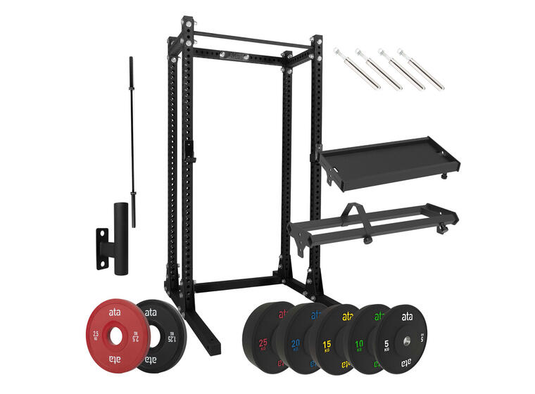 Half Rack ata Pro Elite Med oppbevaring og utstyr 