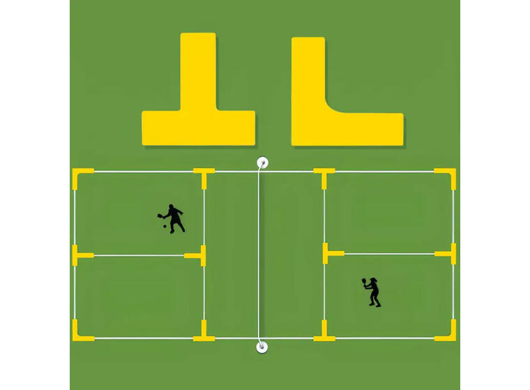 Pickleballbane Sport-Thieme Markeringssett for pickleballbane 