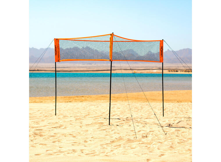 Sharknet Sandvolleyball-sett Triangelspill og vanlig spill 