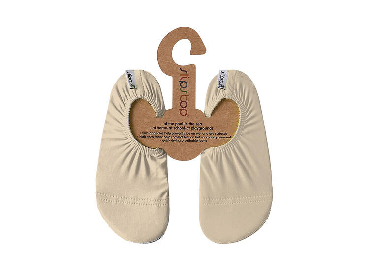 Slipstop Antisklisokker Beige Jr L Allsidige gymsokker barn 