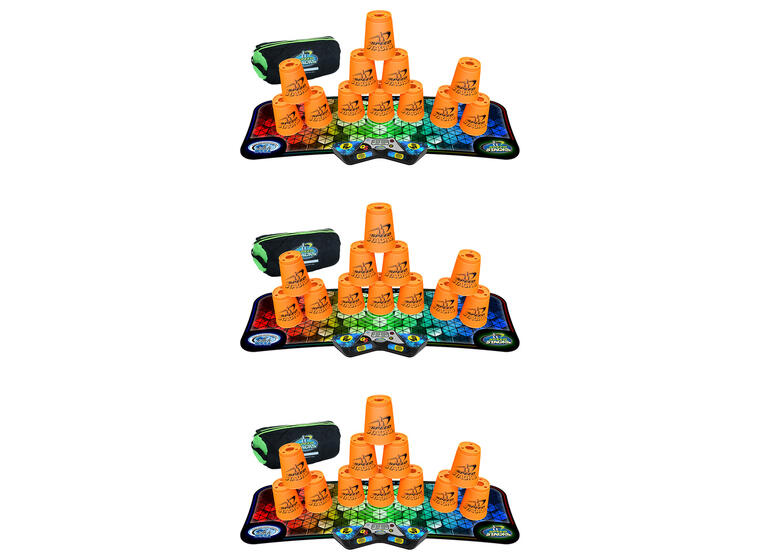 Speed Stacks Komplett Sett x3 3 sett | Oransje kopper 