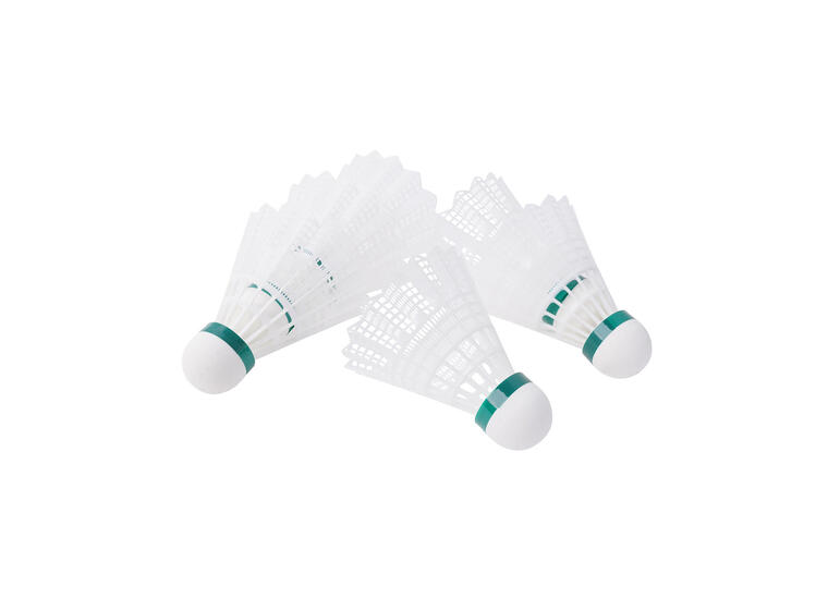 Badmintonball FlashTwo - 6 stk Hvit | Langsom hastighet 