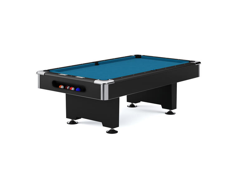 Biljardbord Club Pro III 8 fot Skifer Blå Simonis 860 duk 