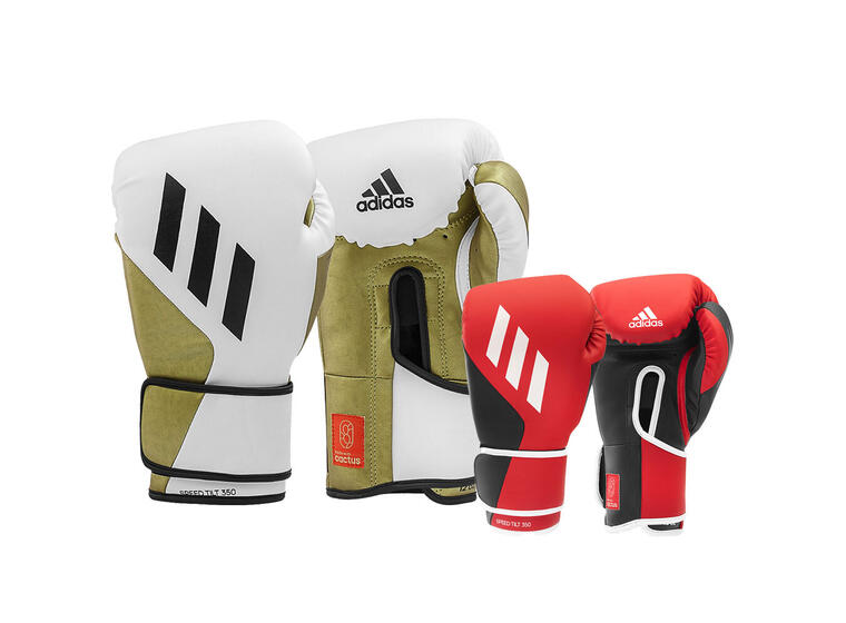 Boksehansker Adidas Speed Tilt 350 16 oz Treningshansker | Hvit/ Gull 