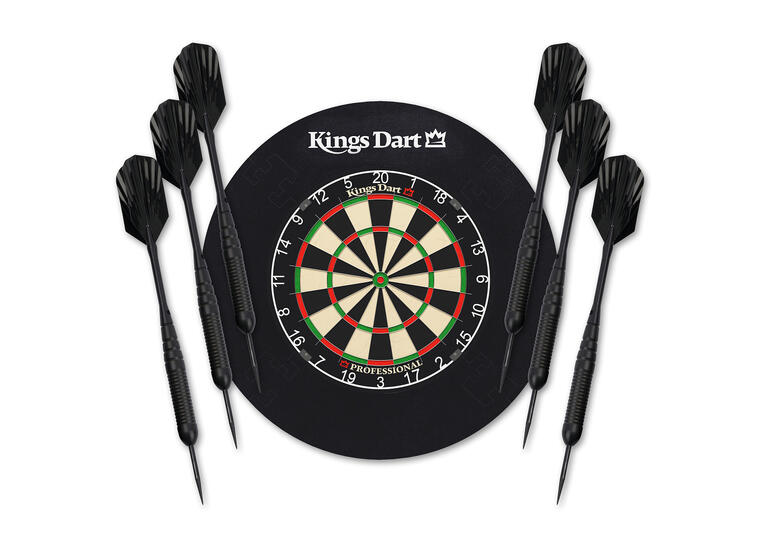 Dartskive Kings Dart First 2.0 Proff HD Dart | Surround | 6 piler 