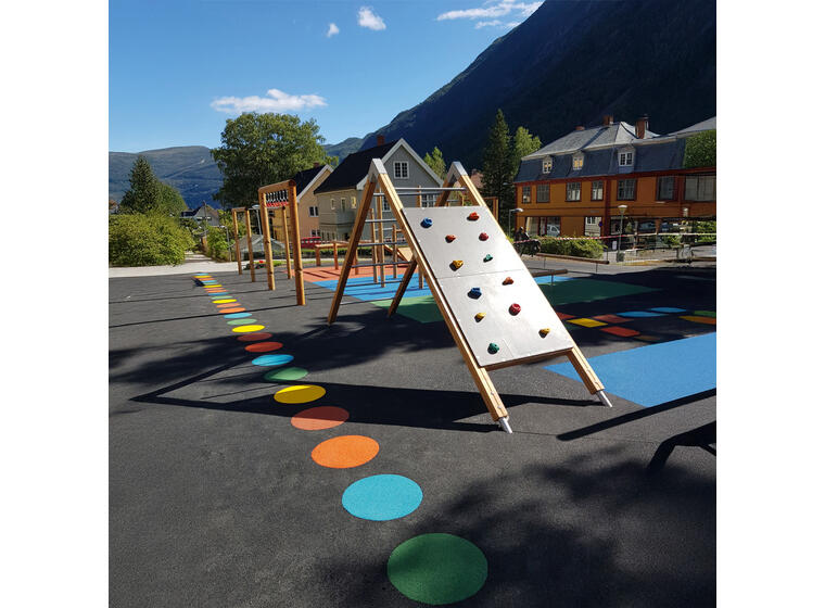 Fallunderlag | Gummiasfalt Gummiasfalt til lekeplasser 