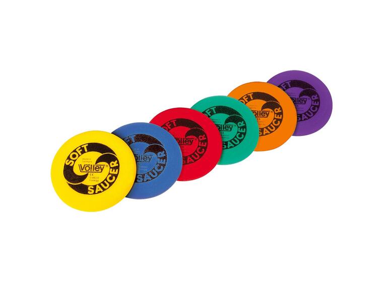 Frisbee Soft Saucer Gul | 1 stk. Myk frisbee 