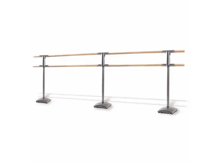 Frittstående Ballettbarre - Maurice 2 á 400 cm | rund profil | m/hjul 