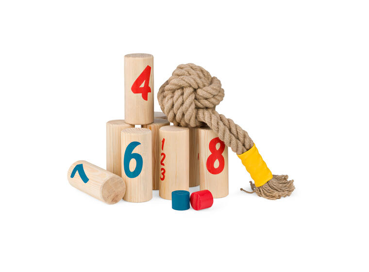 Kubbespill | Nummerkubb Knapsack | 2-6 spillere 