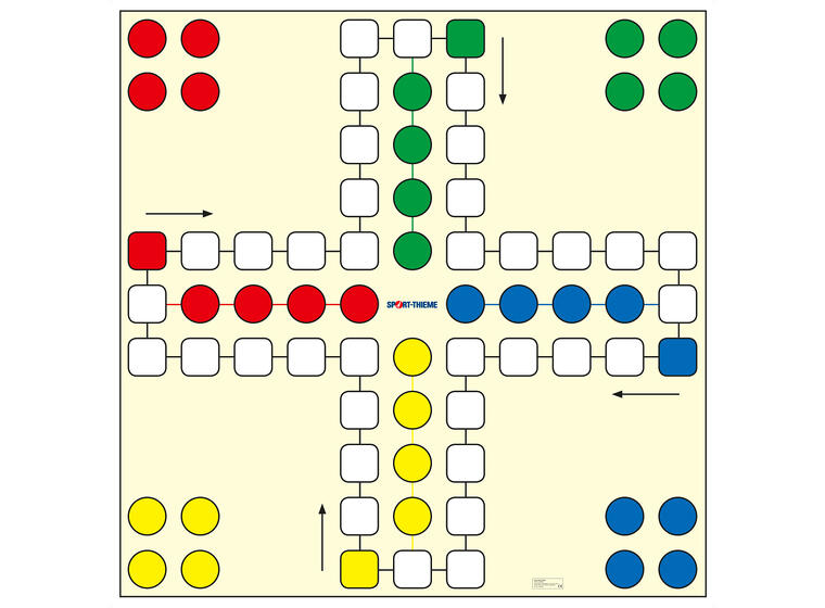 Ludo Hagespill 149 x 149 cm 