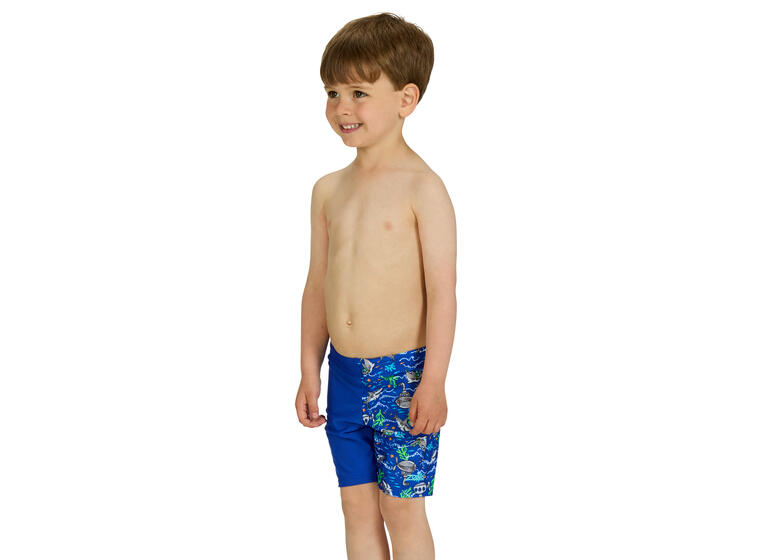 Oceanic Midi Jammer Badebukse 110cm Zoggs | Blå/Flerfarget | Ecolast 