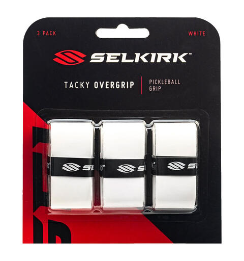 Overgrip Selkirk Tacky Hvit 3 stk. | &#216;kt grepskomfort