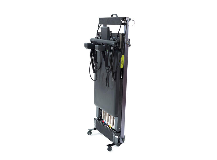 Pilates Reformer Metro IQ Vertikal Pilatesbenk for hjemmetrening 
