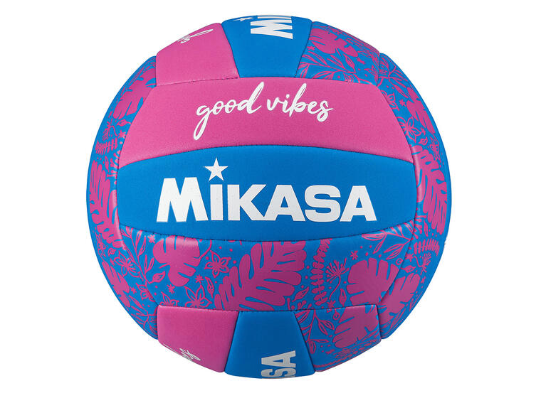 Sandvolleyball Mikasa Good Vibes Blå/Rosa | Beachvolley | Trening og lek 