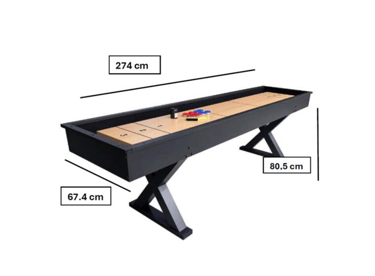 Shuffleboard Boston 9 ft 274 x 67,4 x 80,5 cm 