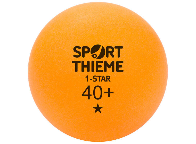 Sport-Thieme Ace bordtennisball 6 stk. | Oransje | Trening 