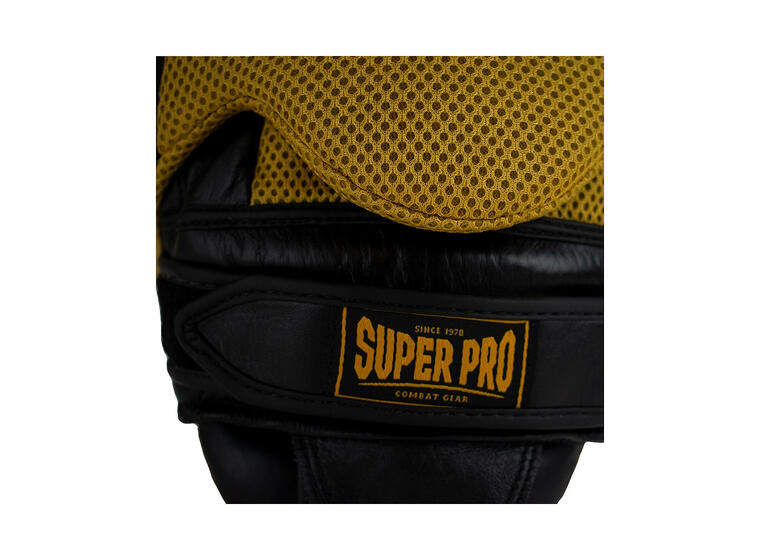 Super Pro Curved Punch Pads 1 par treningspads | svart/ gull 