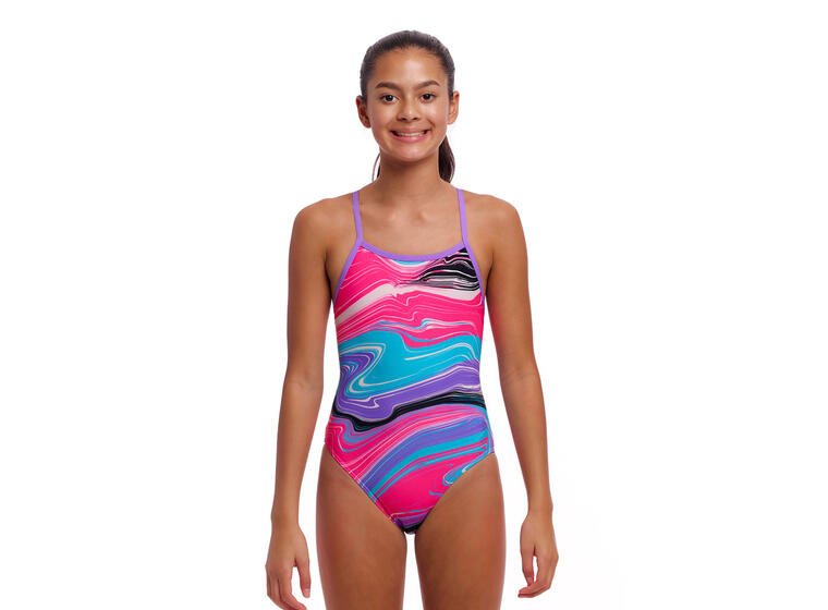 Sweetest Swirl Badedrakt jr 152 Funkita | Single Strap One Piece 