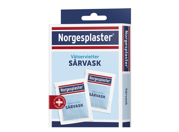 Sårvask våtservietter | 10 stk Våtservietter til sårvask 