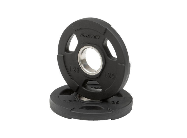 Vektskive Gummiert Master Fitnes 1,25 kg Hull 50 mm| Stk. 