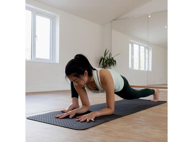 Yogamatte Evolution Eco Svart 183 x 60 x 0,4 cm 