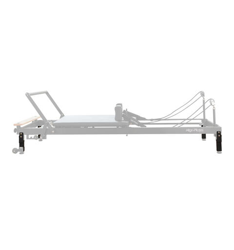 Align-Pilates Benforlenger R8-Pro Svart Passer Reformer R8-Pro