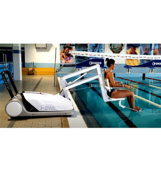 Bassengheis I-Swim 2 Elektrisk | Roterbar | Tåler 136 kg