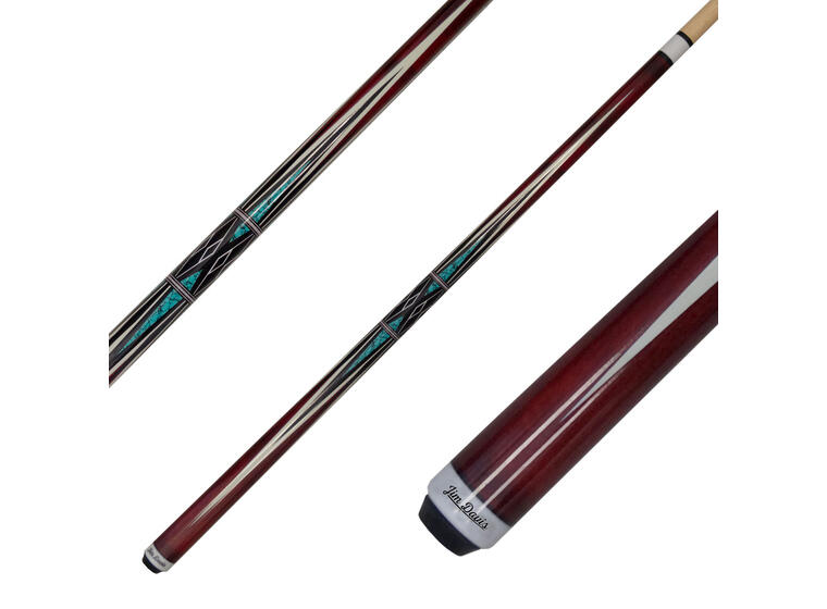 Biljardkø Jim Davis Mirage 147 cm 2-delt | Brun/ blå 